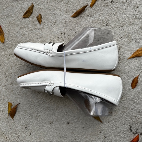 Aerosoles Day Drive Women's Casual Loafers White Size 11 wide rubber sole - Picture 13 of 13